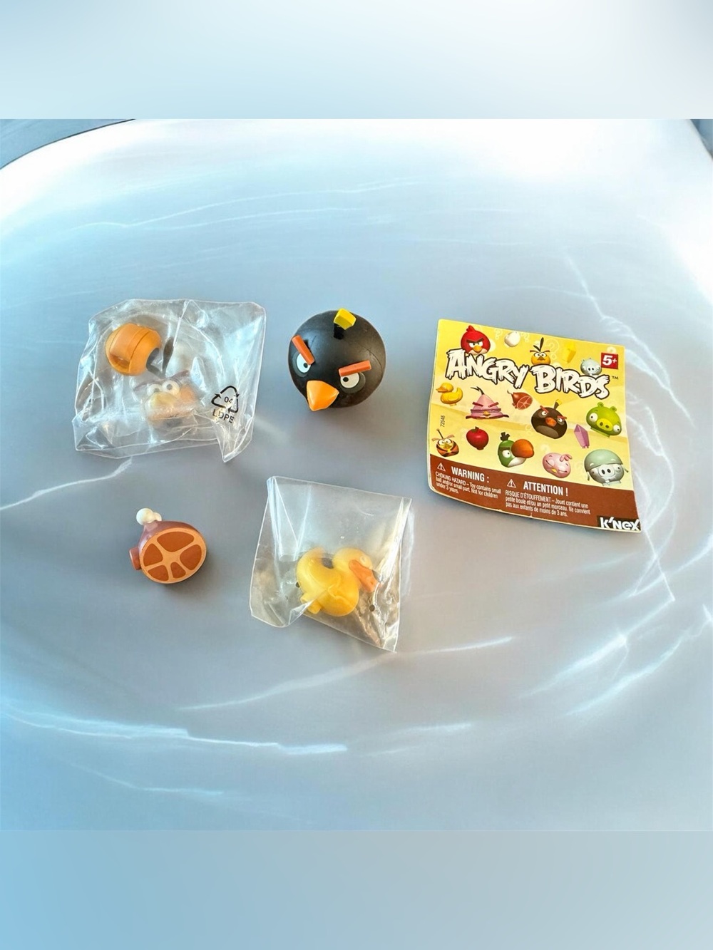 Angry Birds Black Bomb Bird Collectible Toy - Yellow & Black